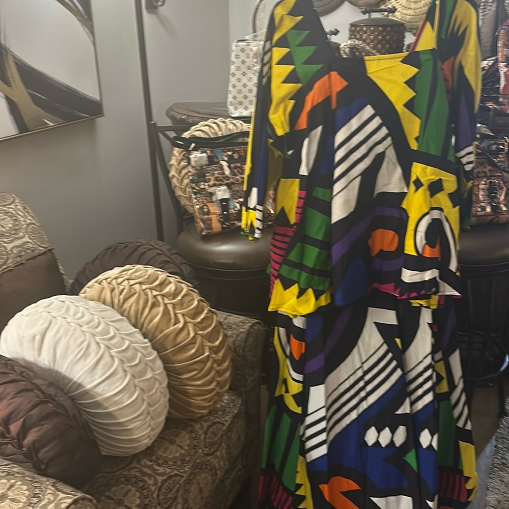 2 piece top and bottom multi color matching